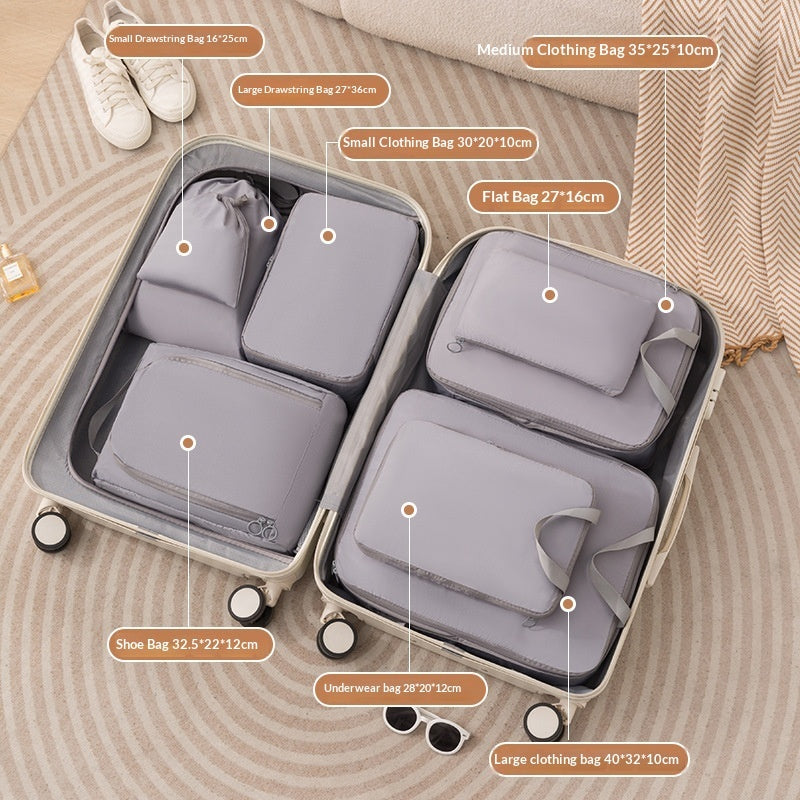 Travel Packing Cubes & Compression Organizer Set