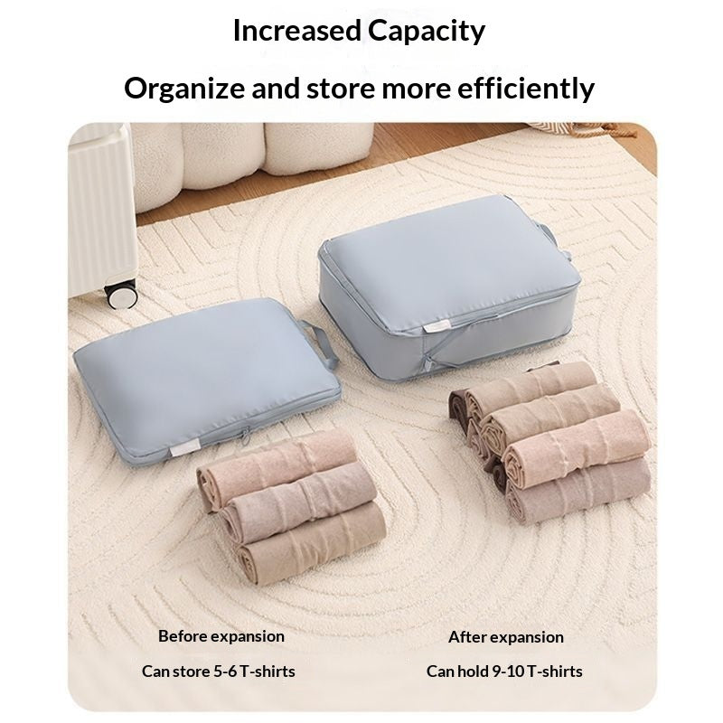 Travel Packing Cubes & Compression Organizer Set