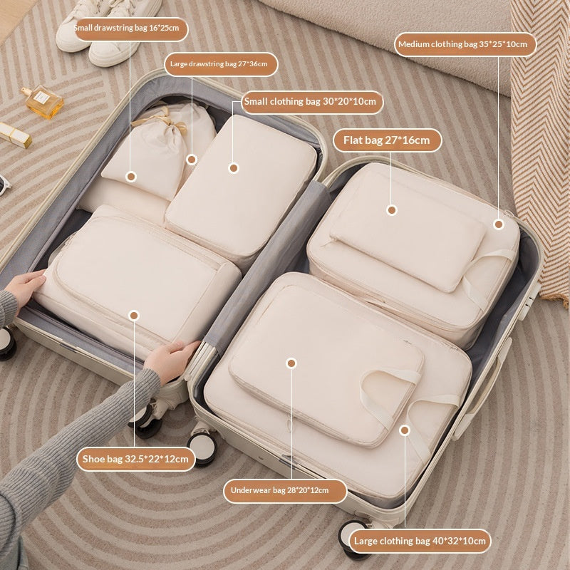 Travel Packing Cubes & Compression Organizer Set