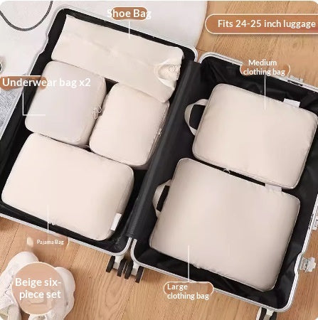Travel Packing Cubes & Compression Organizer Set