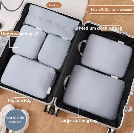 Travel Packing Cubes & Compression Organizer Set