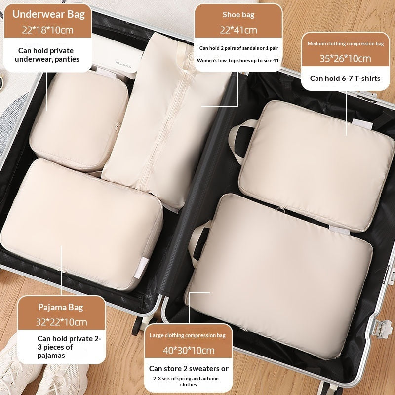Travel Packing Cubes & Compression Organizer Set