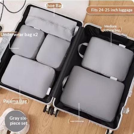 Travel Packing Cubes & Compression Organizer Set