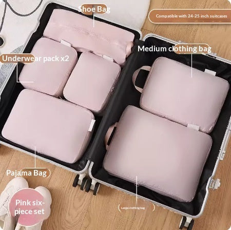 Travel Packing Cubes & Compression Organizer Set
