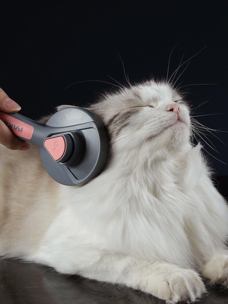 Pet Grooming Brush for Dogs & Cats | Deshedding & Hair Removal