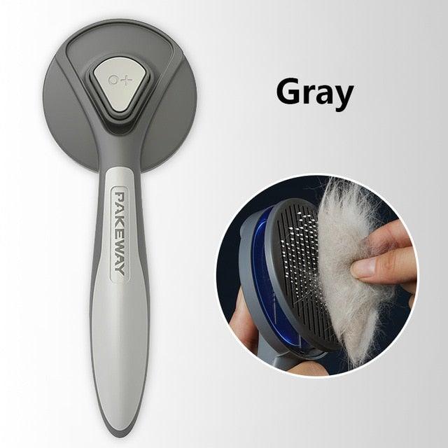 Pet Grooming Brush for Dogs & Cats | Deshedding & Hair Removal