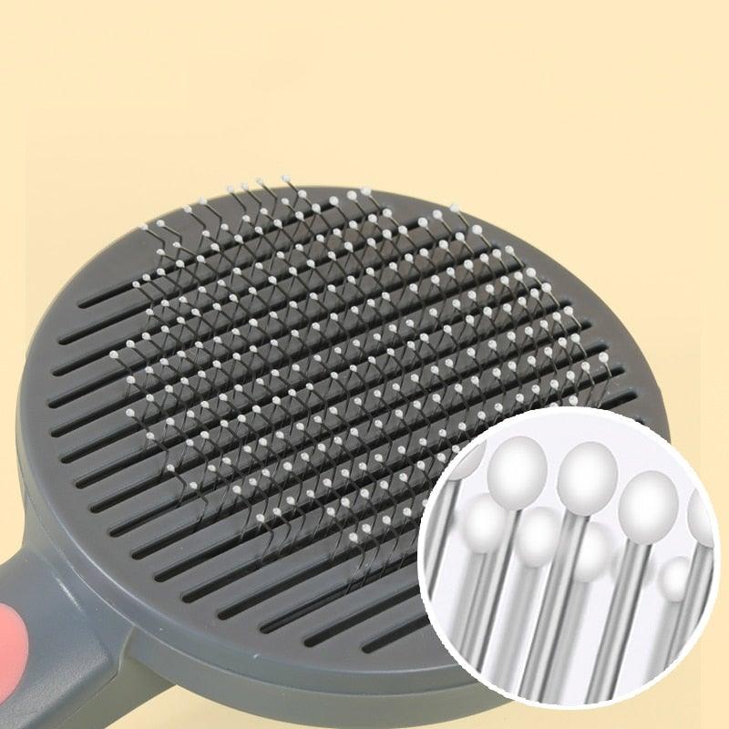 Pet Grooming Brush for Dogs & Cats | Deshedding & Hair Removal