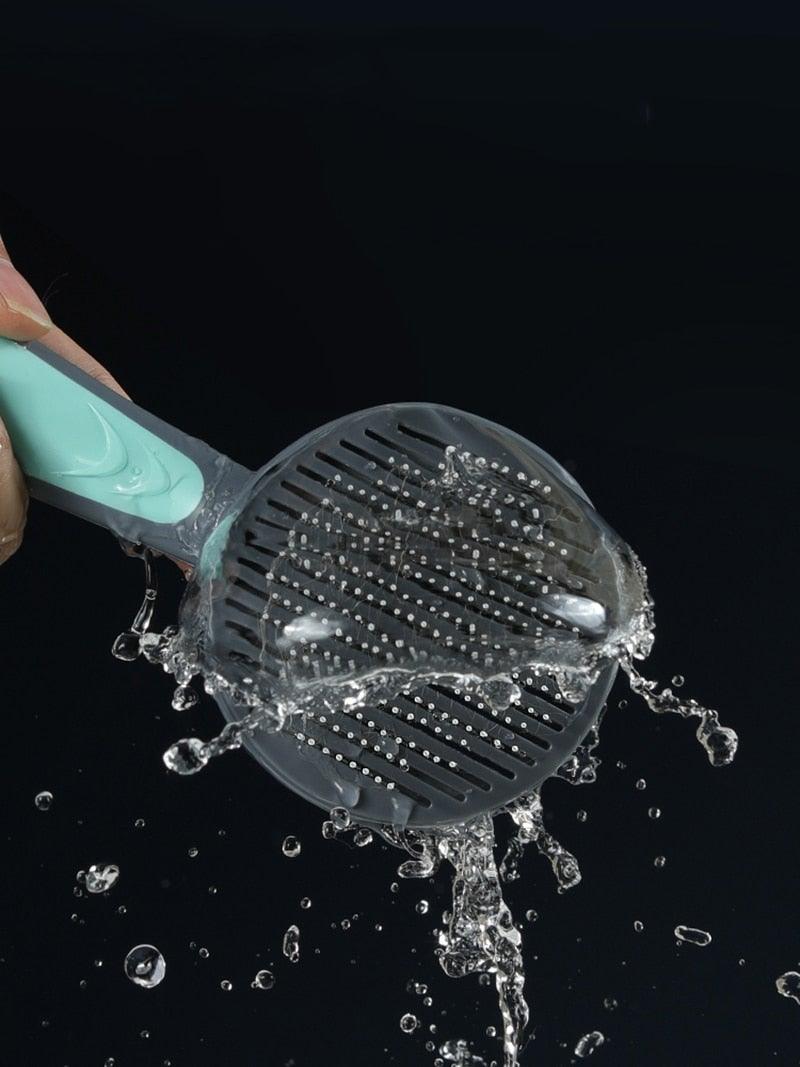 Pet Grooming Brush for Dogs & Cats | Deshedding & Hair Removal