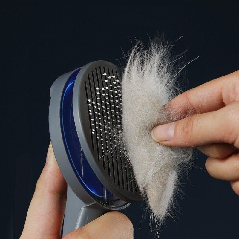 Pet Grooming Brush for Dogs & Cats | Deshedding & Hair Removal
