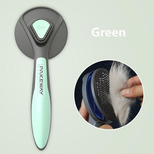 Pet Grooming Brush for Dogs & Cats | Deshedding & Hair Removal