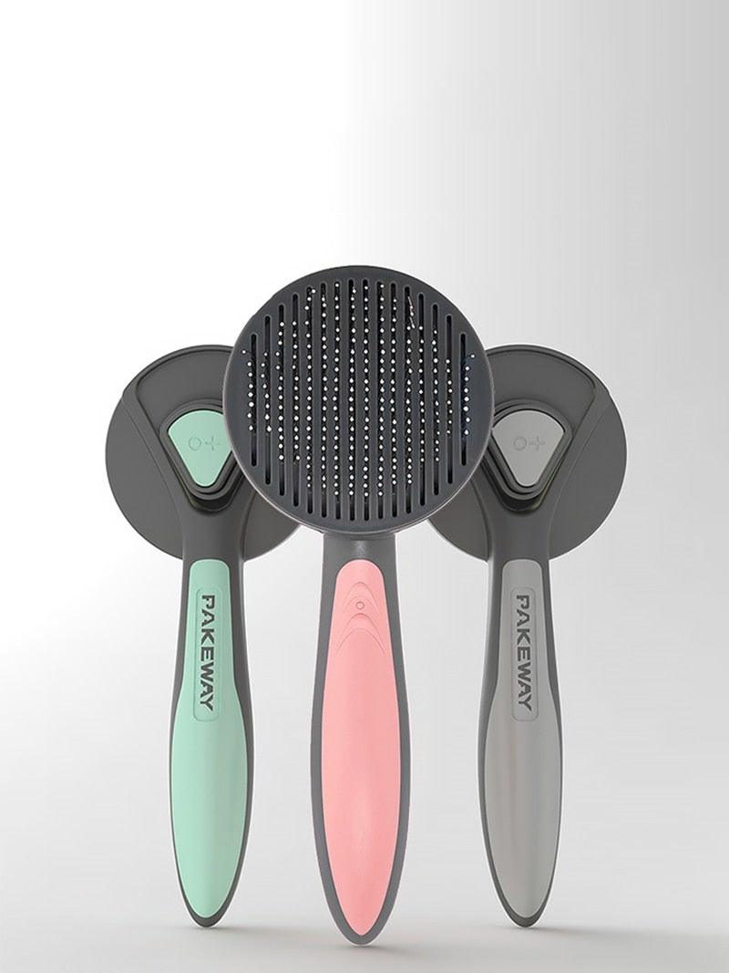 Pet Grooming Brush for Dogs & Cats | Deshedding & Hair Removal
